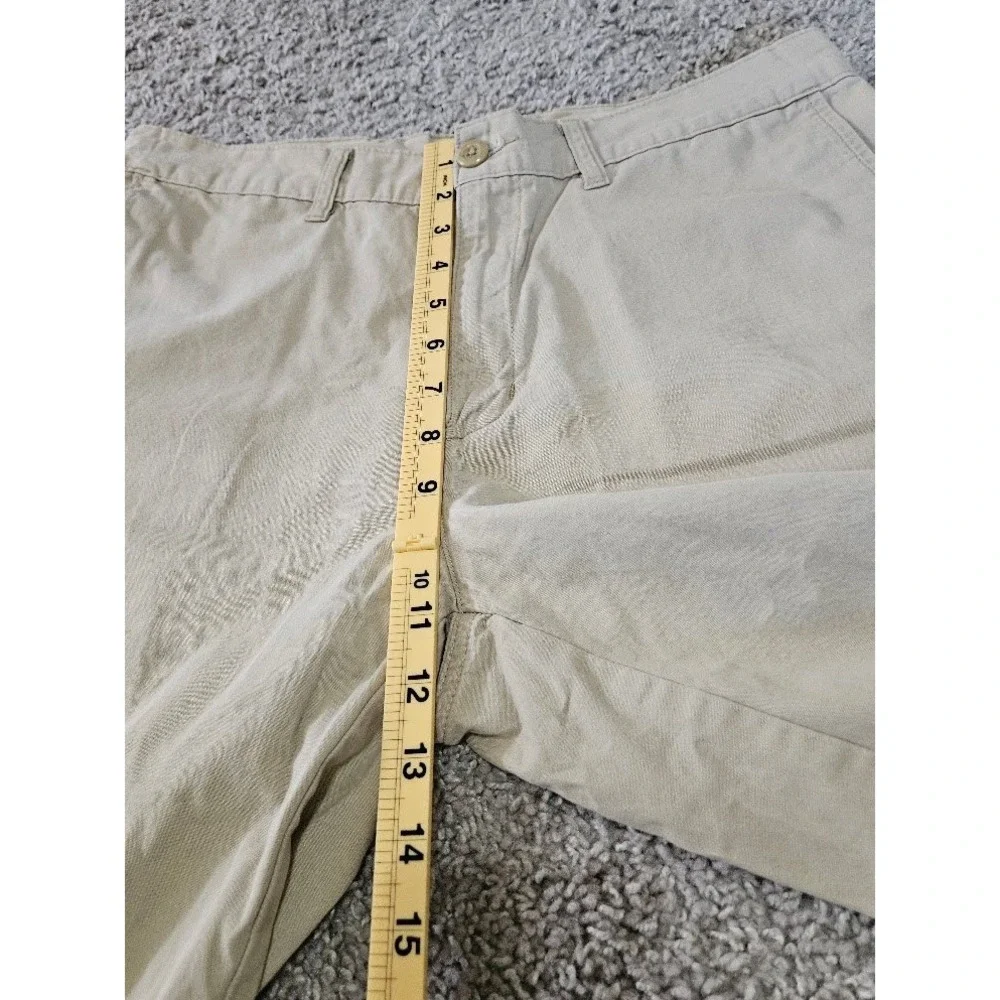 Patagonia Mens Size 33 Organic Cotton Chino Shorts Khaki Tan Gorpcore Outdoor
